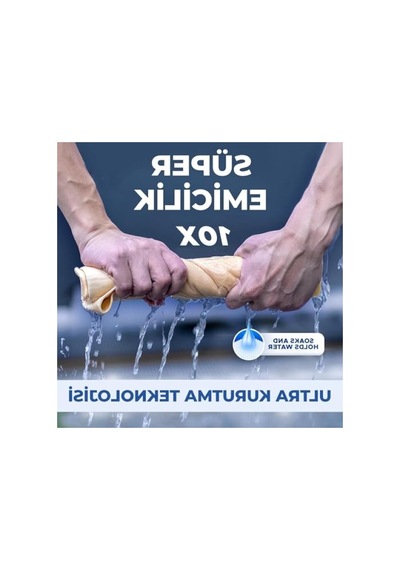 Ultra Emici Araç Kurulama Bezi, 50x70 Cm, Yıkanabilir Güderi Açık Indigo