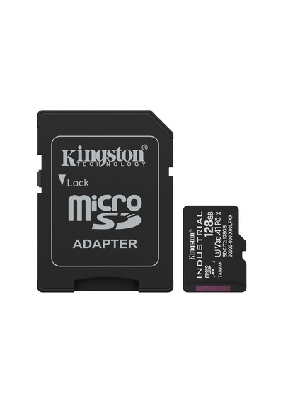 Kingston Sdcıt2-128gb 128gb Microsdxc Industrial C10 A1 Pslc Card + Sd Adapter Hafıza Kartı
