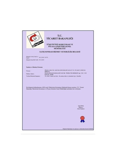 Piksel Aqua Infrared  Filtre Su Arıtma Cihazı Filtresi