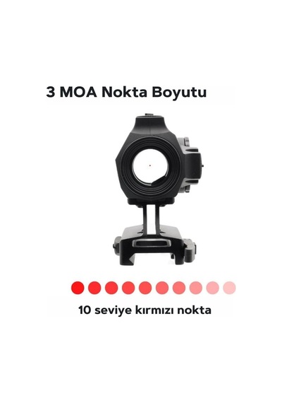 Vector Optics Maverick-ıv 1x20 Mini Rubber Armored Sop Siyah Red Dot Nişangah Siyah