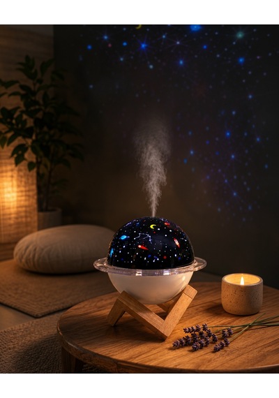 Mini Hava Nemlendirici With Projektör Işık Ve Aroma Difüzör