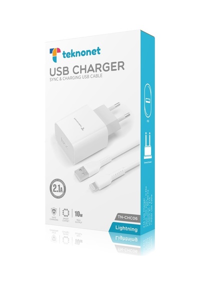 Teknonet 2100 Mah Hızlı Şarj Cihazı Lightning Data Kablo (537116760)