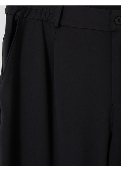 Lcw Vision Siyah Loose Fit Erkek Pileli Pantolon