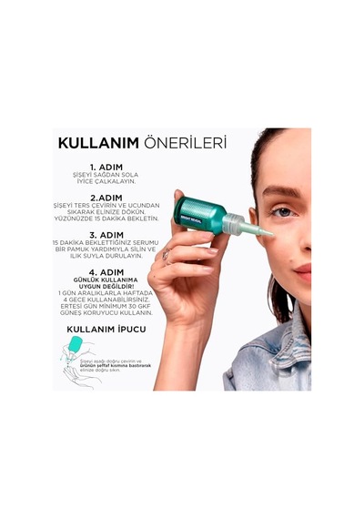 L'oreal Paris Bright Reveal Koyu Lekelere Karşı Yenileyici Peeling Serum,%25 Aha, Bha, Pha İçerikli 25 Ml