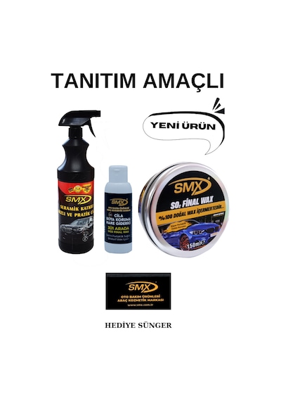 Final Wax 150 Ml / Seramik Katkılı Hızlı Cila Pratik Cila/3'ü 1 Arada Hare