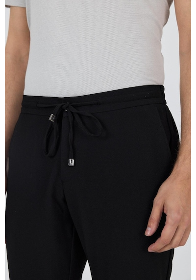 İmza Siyah Esnek Lastikli Yandan Cepli Casual Comfort Fit Jogger Pantolon 1003250210 Siyah İmza Siyah Esnek Lastikli Yandan Cepli Casual Comfort Fit Jogger Pantolon 1003250210 Siyah