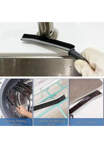 Jouis Çok Amaçlı Multi İnce Temizlik Fırçası Derz Arası Banyo Mutfak Lavabo Detay Temizleme Fırçası 2 Adet