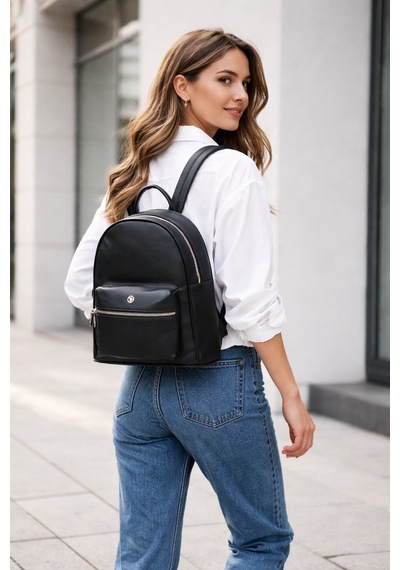 Us Polo Assn Us25589 Siyah Uspolo Assn Çapraz Kadın Sırt Çanta