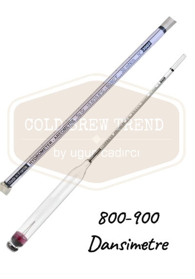 Dansimetre 800 - 900 / Kesafet Ölçer / Areometre