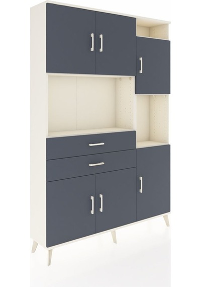 Arges Dolap 9 Raflı 2 Çekmeceli 6 Kapaklı 132x30x195 Aytaşı-antrasit/antrasit Antrasıt/antrasıt Arges Dolap 9 Raflı 2 Çekmeceli 6 Kapaklı 132x30x195 Aytaşı-antrasit/antrasit Antrasıt/antrasıt