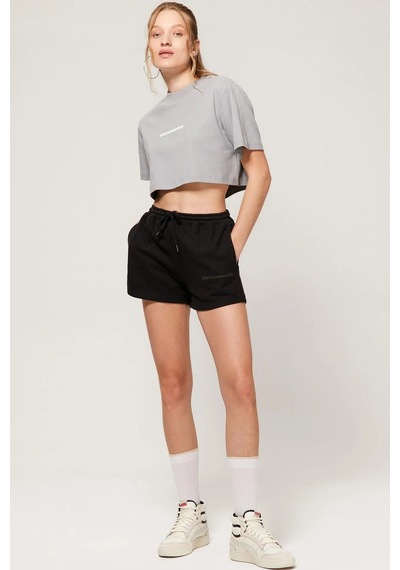 Stba Soon To Be Announced Essentials Women's Short Kadın Pamuk Şort Siyah