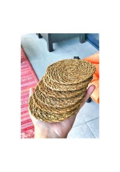 Hubrendy Tedarik Hasır Bardak Altlığı 6 Adet 412134