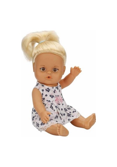 Boubou Altını Islatan Bebek Seti 30 Cm Beyaz