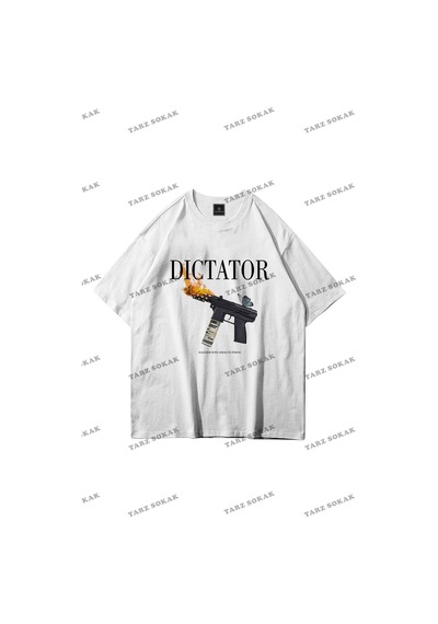 Tarzsokak Unisex Dictator Beyaz Beyaz