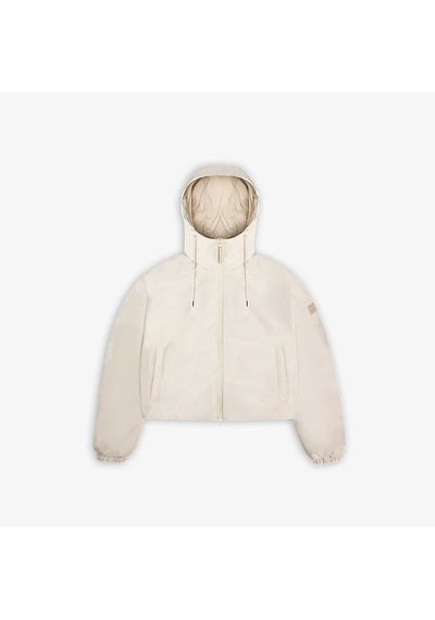 Rains Lohja Short Insulated W3t1 Kadın Krem Yağmurluk