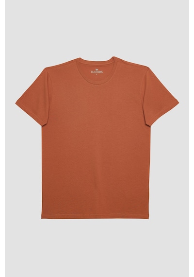 Tudors Erkek Slim Fit Dar Kesim %100 Organik Pamuk Yumuşak Dokulu Basic Tarçın Renk Bisiklet Yaka Tişört-31790-tarçın Tarçın Tudors Erkek Slim Fit Dar Kesim %100 Organik Pamuk Yumuşak Dokulu Basic Tarçın Renk Bisiklet Yaka Tişört-31790-tarçın Tarçın
