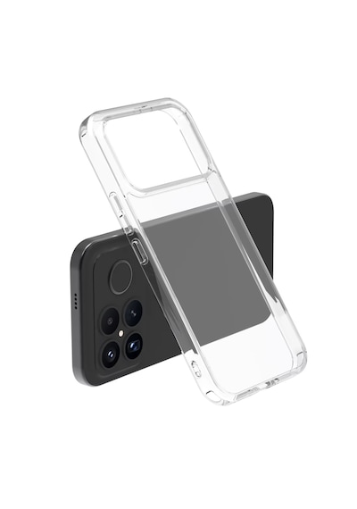 Microcase Xiaomi Poco F8 Pro İle Uyumlu Slim Serisi Soft Tpu Silikon Kılıf - Şeffaf Al3324 Siyah