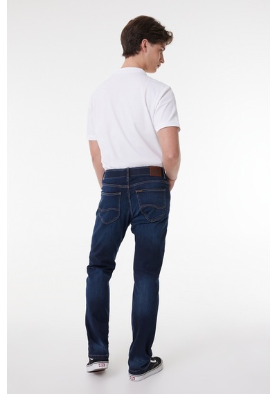 Lee Extreme Motion Slim Fit Dar Kesim Normal Bel Esnek Jean Kot Pantolon Mavi