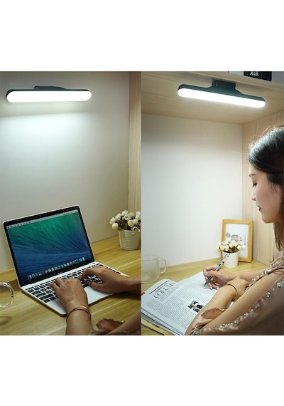 Şarjlı Led Lamba Kablosuz Micro Usb Mıknatıslı 6w Led Işık 3 Farklı Işık Modu Cata Martı Led Aplik Siyah Açık Lacivert