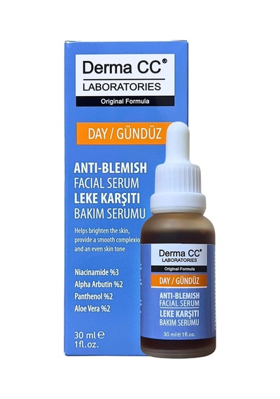 Anti-blemish Day Facial Serum, 30ml, With Niacinamide, Alpha Arbutin, Panthenol And Aloe Vera