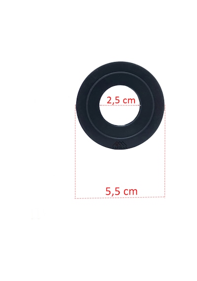 Visam Slim 80 Gömme Rezervuar Boşaltma Grubu Contası Siyah