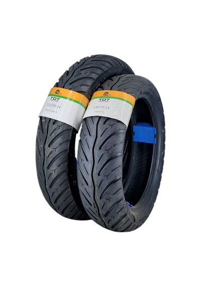 130/70-13 Ve 110/90-14 Tl Tubeless - Dubleks Speedy Lastik Takımı