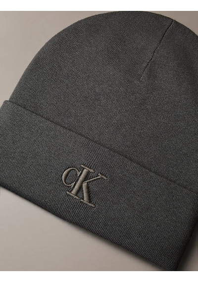 Calvin Klein Kadın Marka Logolu Günlük Kullanıma Uygun Füme Bere Lv04d8020g Par