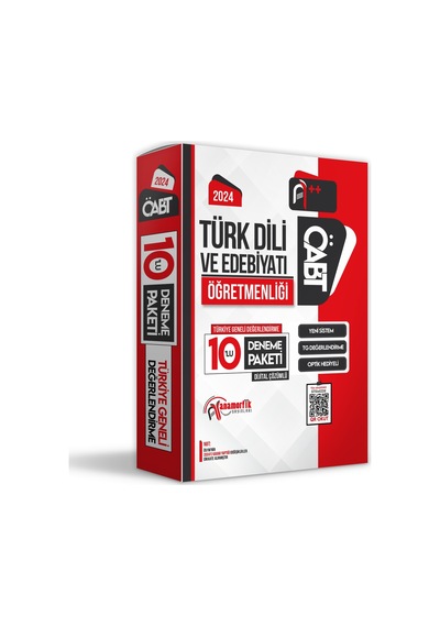 2024 Öabt Türk Dili Ve Edebiyatı 10lu Paket Deneme D.çözümlü Tg