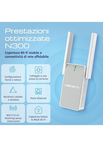 4 N300 Kablosuz Menzil Genişletici Wi-fi Mesh Repeater Extender Access Point Kn-3211