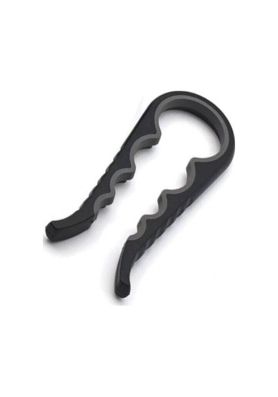 Siyah Silikon Kademeli Kapak Açacağı 23 Cm Siyah Diğer