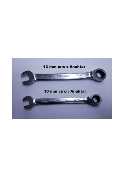 Tr Cırcır Anahtar, 10 Mm 13 Mm Kombine Anahtar, 2 Si 1 Arada