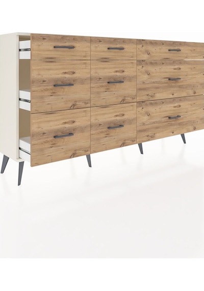 Arges Konsol 9 Çekmeceli 176x30x99 Aytaşı-aytaşı/çam Aytası/atlas Çam - Aytası Arges Konsol 9 Çekmeceli 176x30x99 Aytaşı-aytaşı/çam Aytası/atlas Çam - Aytası