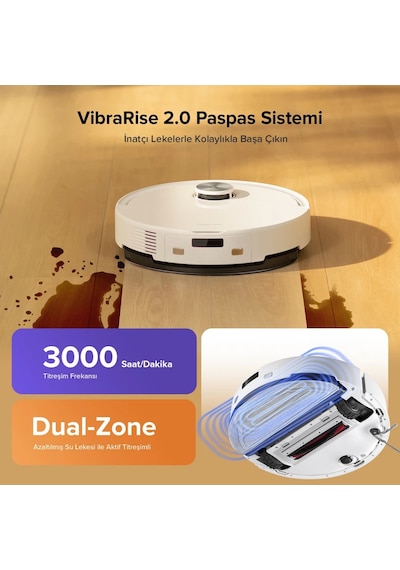 Roborock S8 Pro Plus Akıllı Robot Süpürge - Beyaz