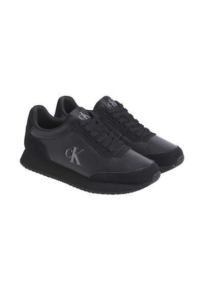 Calvin Klein Runner Laceup Low Mıx Mg Siyah Kadın Sneaker Siyah
