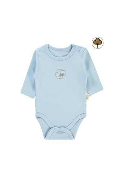 Civil Baby Bebek Organik Çıtçıtlı Badi 0-18 Ay Mavi 14330R020SS1 Mavi