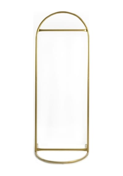 Butik Stil Oval Askılık Konfeksiyon Askılığı Altın Renk Askılık Gold Elbise Askılığı Ayaklı Askılık Gold