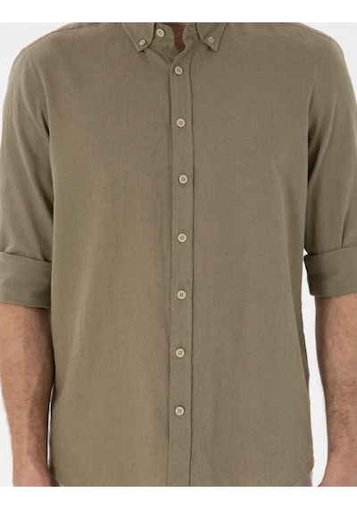 Pierre Cardin Erkek Haki Gömlek Desenli 50303245-vr027 Haki