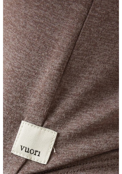 Vuori Dreamknit Halo Crop 2.0 Atlet, Hafif Destekli & Şık Tasarım Kahverengi