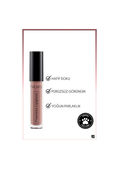 Note Flawless Lipgloss 04 Smeel Of Coffee 01
