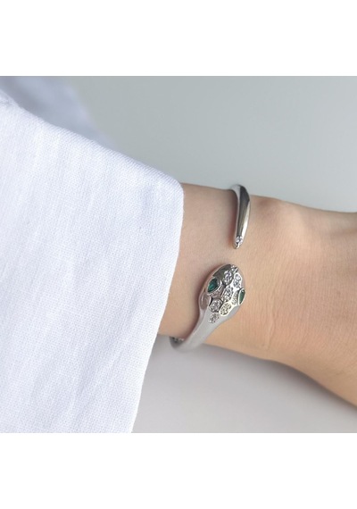 Çelik Snake Bileklik Silver 15564801