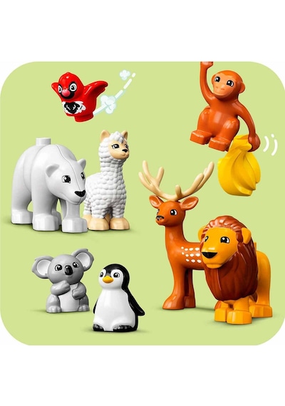 LEGO® Duplo 10975 Vahşi Dünya Hayvanları 142 Parça