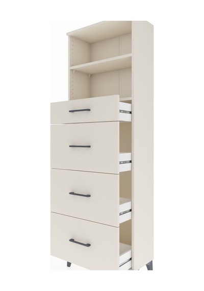 Arges Dolap 2 Raflı 4 Çekmeceli 60x30x182 Aytaşı-aytaşı Aytaşı