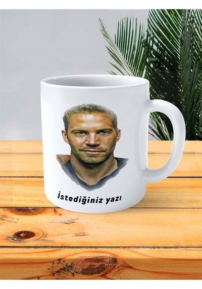 Paul Walker Baskılı Kupa Bardak Kişiye Özel Model 2 Çok Renkli