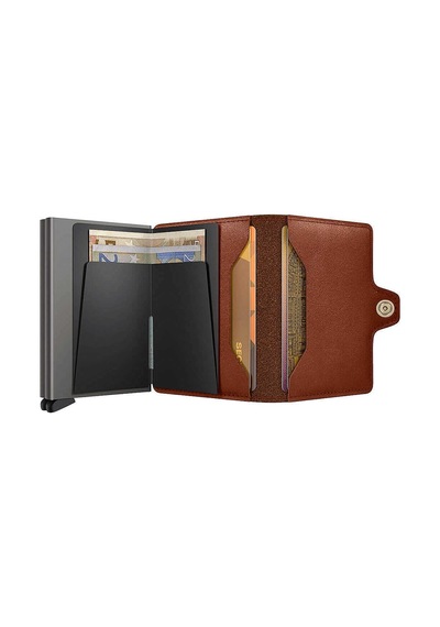 Secrid Twinwallet Texano, Kartlık Cüzdan Kahve Çok Renkli