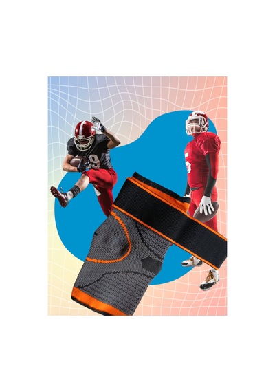 Yıwu Sporcu Dizliği Elastik, Kemer Destekli, Voleybol, Fitness, Basketbol, Unisex Dizlik L