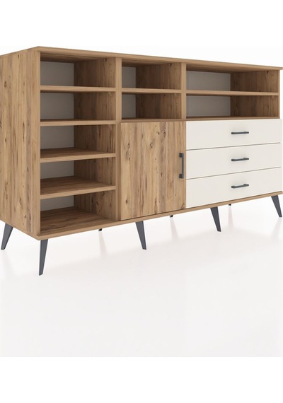 Kronos Konsol 8 Raflı 3 Çekmeceli Tek Kapaklı 176x59x99 Çam-çam/ Çam-çam/aytaşı Kronos Konsol 8 Raflı 3 Çekmeceli Tek Kapaklı 176x59x99 Çam-çam/ Çam-çam/aytaşı