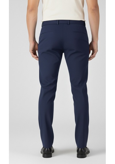 Bürke Erkek Lacivert Renk Slim Fit Kaliteli Kumaş Pantolon