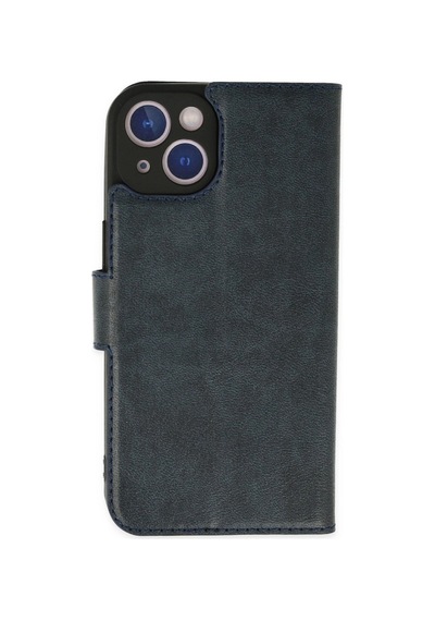 Apple Uyumlu iPhone 14 Plus Kılıf Trend S Plus Kapaklı Kılıf - Lacivert 0.2M-Çok Renkli