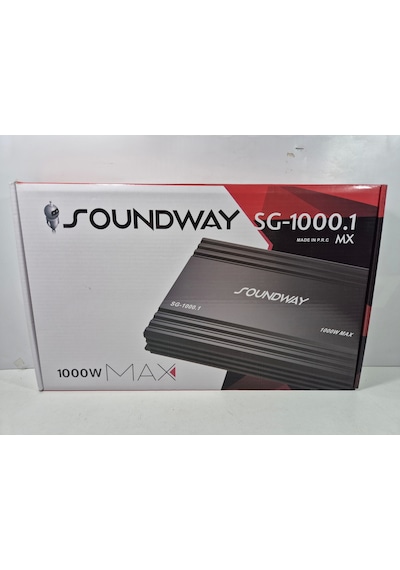 Soundway Mono Amfi 1000 Rms Soundway Sg-1000.1 Bass Anfisi Bass Kontrollü Mono Anfi