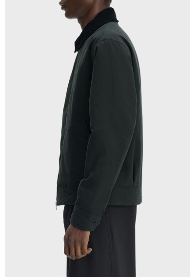 Fred Perry Pamuklu Regular Fit Kadife Yaka Logolu Mont Unisex Mont J8535 Q20 Koyu Yeşil Fred Perry Pamuklu Regular Fit Kadife Yaka Logolu Mont Unisex Mont J8535 Q20 Koyu Yeşil
